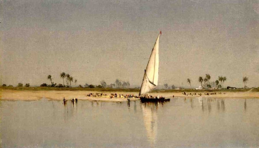 Sanford Robinson Gifford A Sketch on the Nile